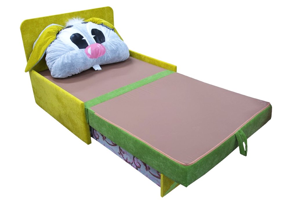  Купить Детские диваны Детский диван "Омега с аппликацией Зайчик" Ribeka