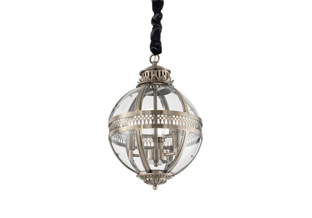 Люстра WORLD SP3 BRUNITO 156316 Ideal Lux, Тип Подвесная, Вид Шар, Источник света Лампа накаливания