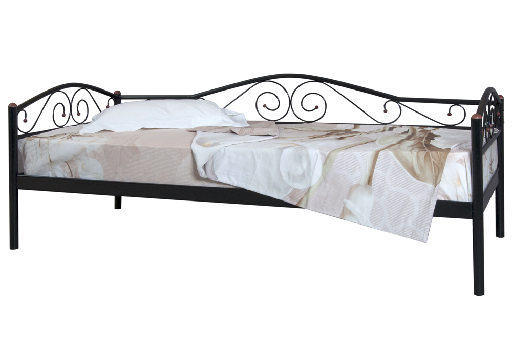 Металева односпальне ліжко Еліс Люкс Тахта 80x190 Melbi, Ширина 86см