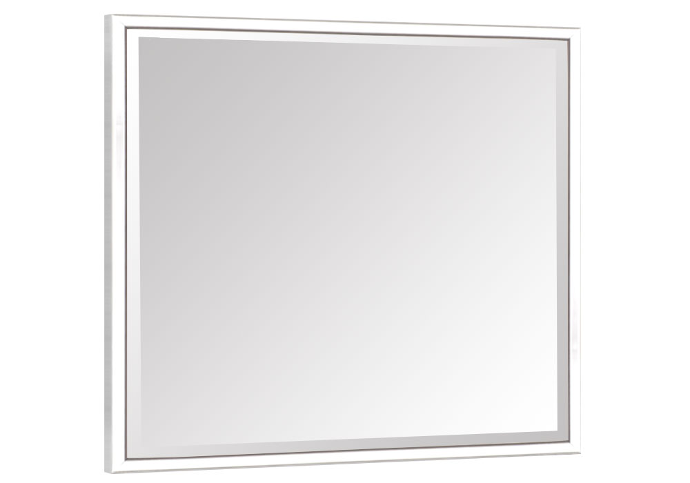 Зеркало Линда F 60 Диана, Глубина 2см, Высота 60см, Цвет рамы Белый