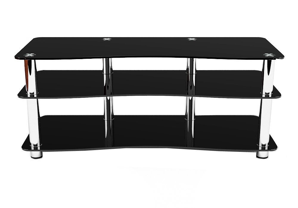 Недорого Тумби під телевізор Тумба ТВ скляна "Лаура 130 +" Діана