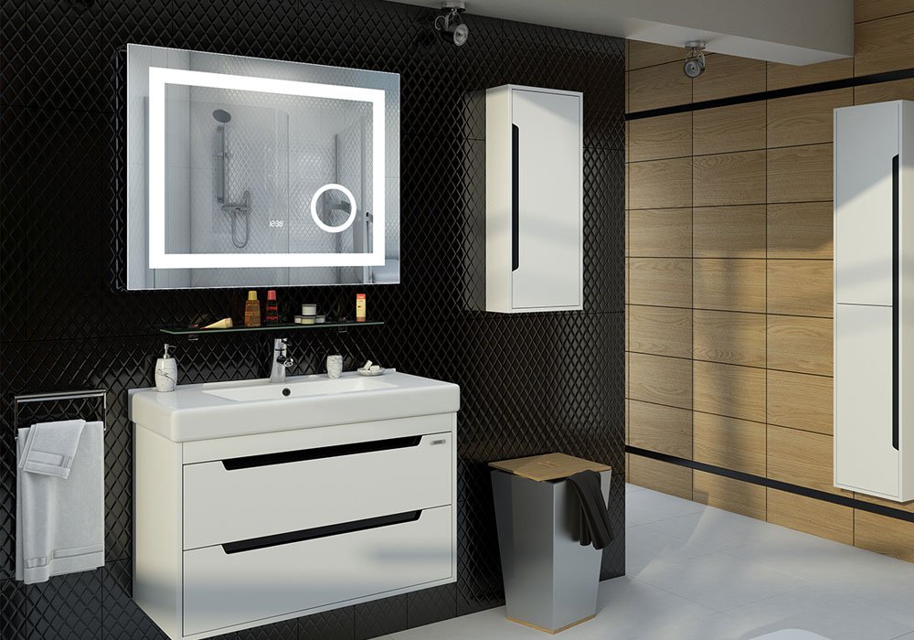  Купить Мебель для ванной комнаты Зеркало для ванной "ULTRA Mega 80" Санверк