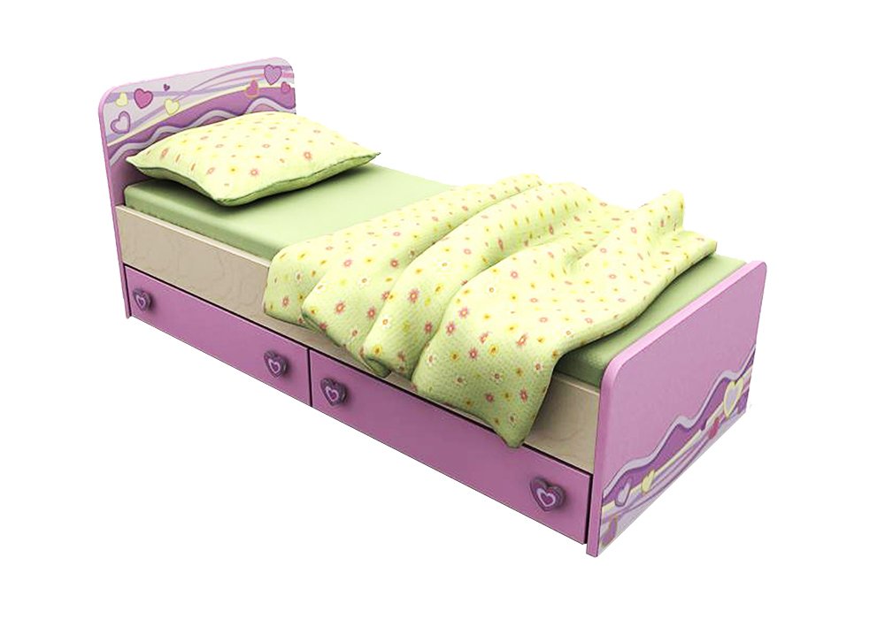  Недорого Дитячі ліжка Дитяче ліжко-трансформер "Pink Pn-30" Доріс