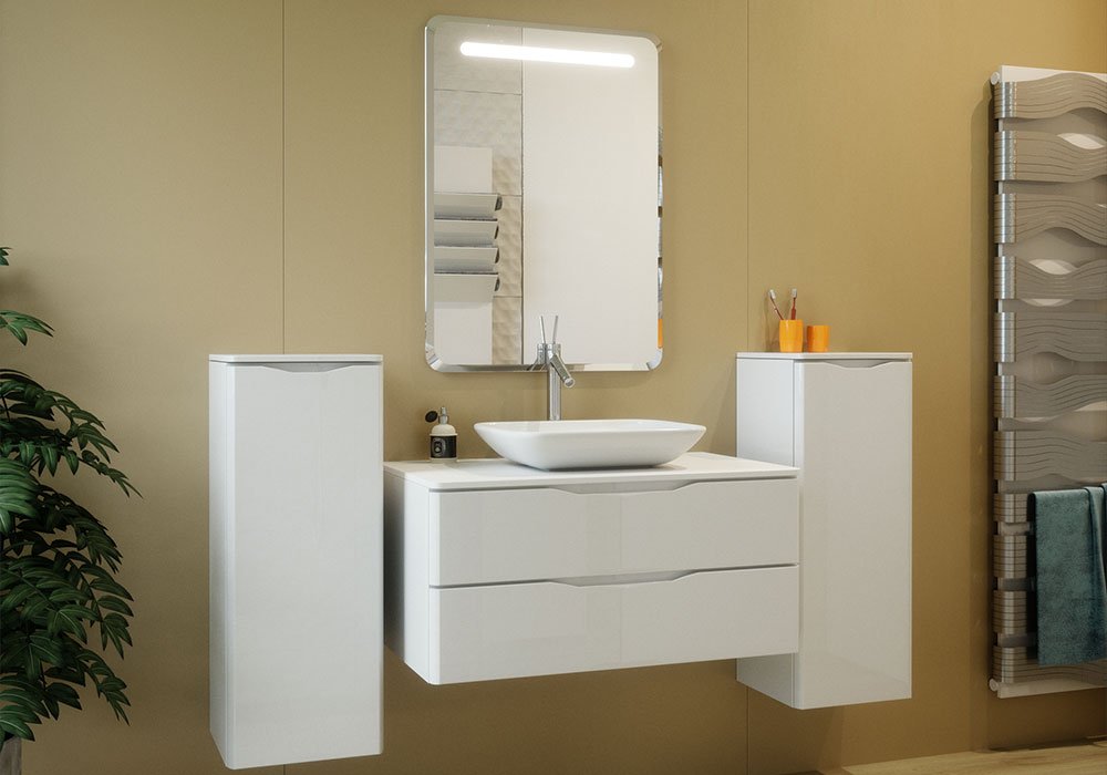  Купити Меблі для ванної кімнати Дзеркало для ванної "Martin LED 65x90" Marsan