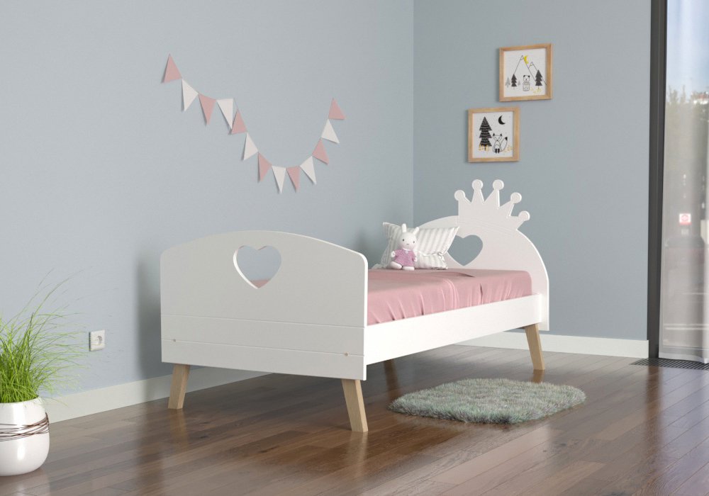  Купити Дитячі ліжка Дитяче ліжко "Еmmy" 80x160 Шарк