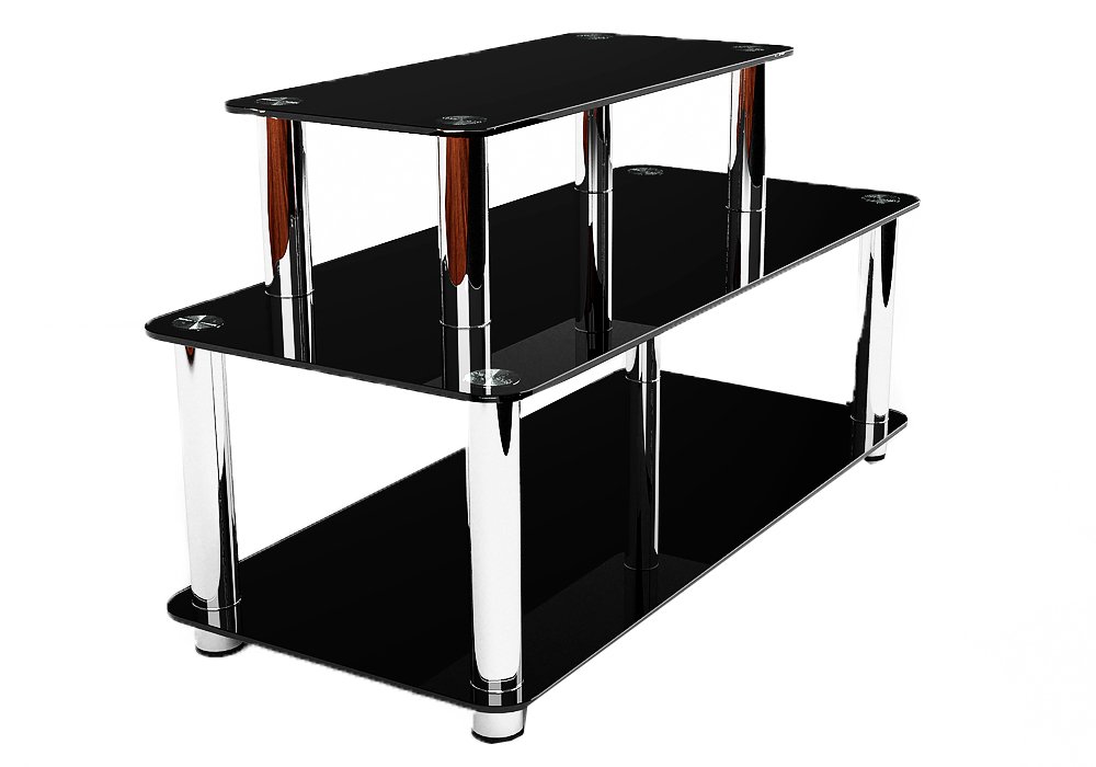  Недорого Тумби під телевізор  Тумба ТВ скляна "Мілано 110" Діана 