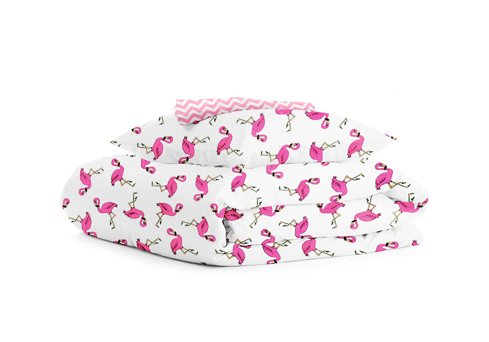 Комплект постільної білизни Flamingo ZigZag Cosas , Стиль Модерн