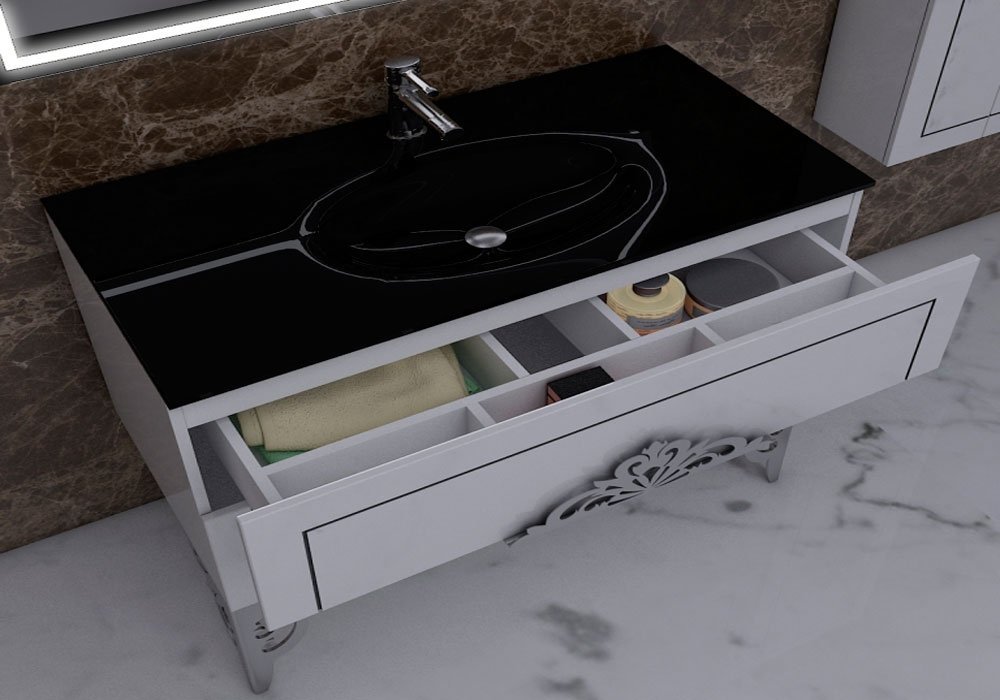  Купити Тумби в ванну кімнату Тумба з умивальником "Christine 1000" Marsan