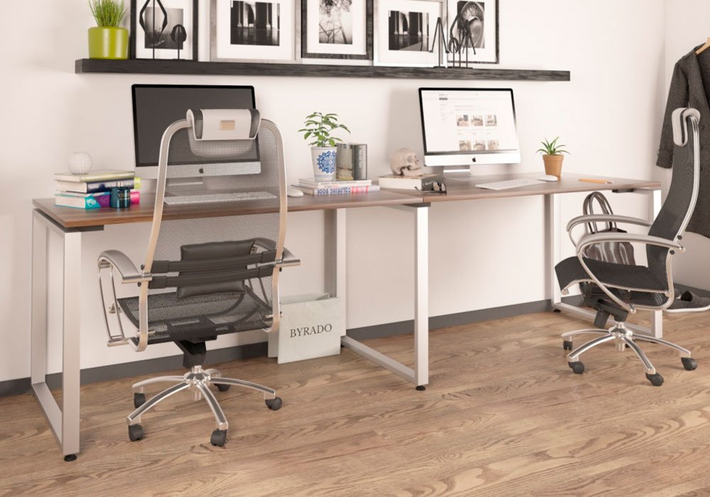 Недорого Офісні столи Стіл офісний "Q135x2" Loft Design
