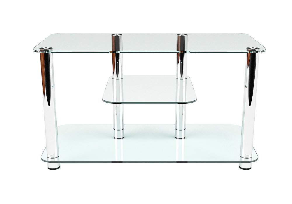  Недорого Тумби під телевізор  Тумба ТВ скляна "Альба" Діана 