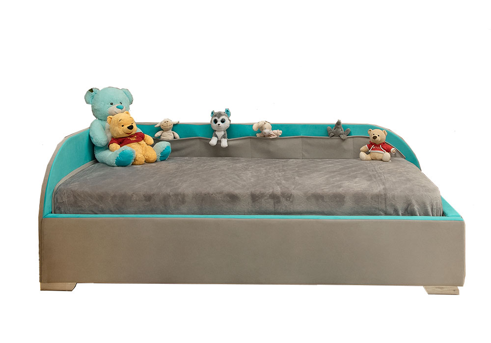 Детская кровать Тедди Домио, Ширина 88см, Глубина 200см, Высота изголовья 90см