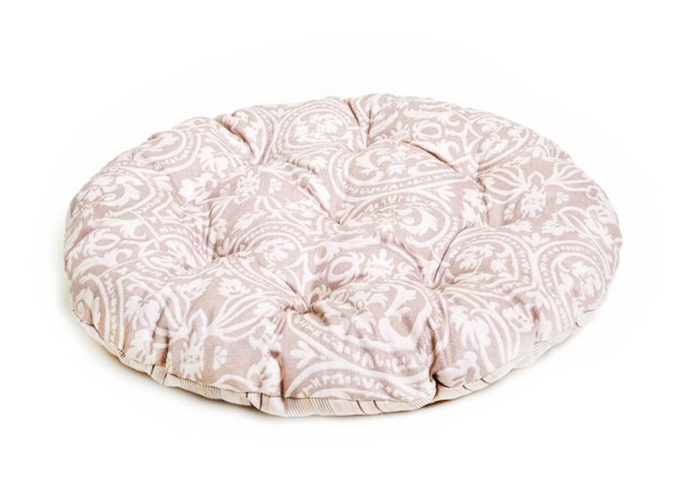 Декоративна подушка на стілець кругла Фреска Прованс, Ширина 40см