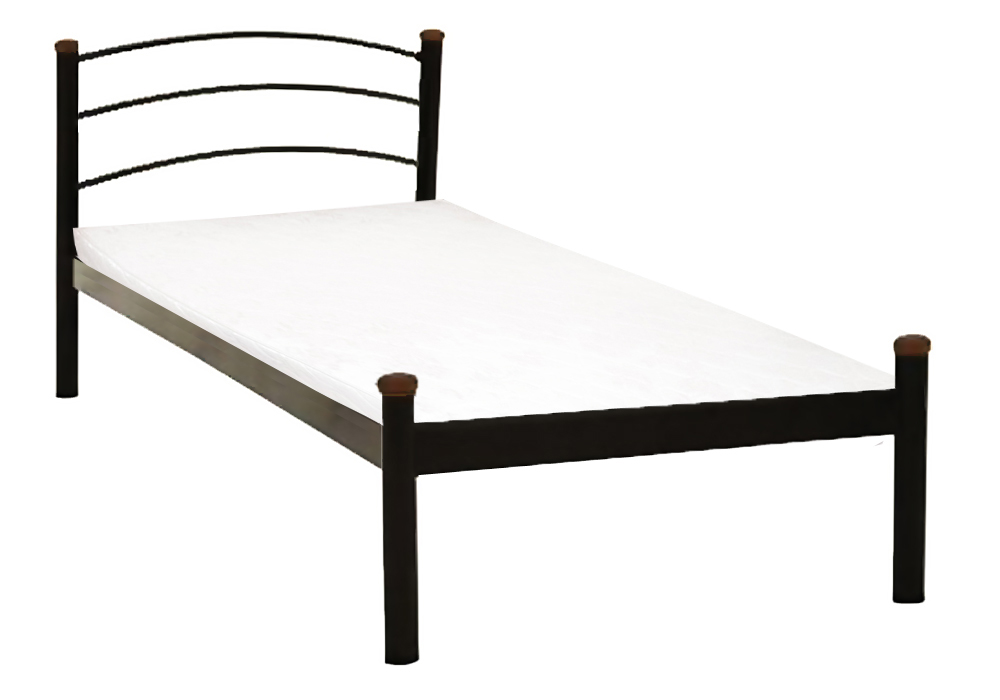 Металева односпальне ліжко Маргарита 80х190 Метал-Дизайн