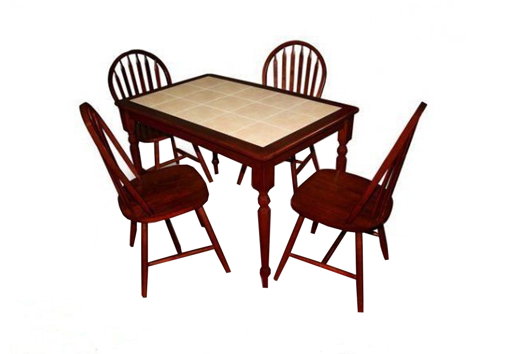 Кухонний стіл СТ3045 махогон Onder Mebli, Ширина 114см, Глибина 75см