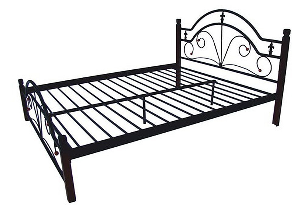  Купити Металеві ліжка Металева ліжко "Діана 80х190" на дерев'яних ніжках Метал-Дизайн