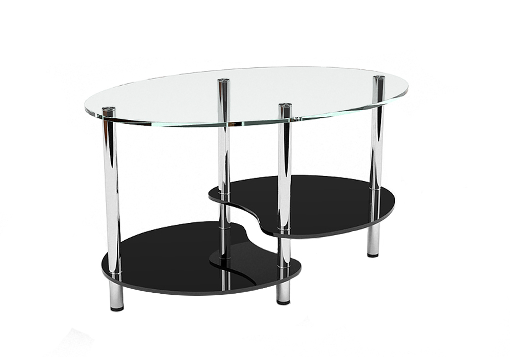  стіл журнальний скляний Хела-1 60 Діана , Глибина 39см, Висота 45см