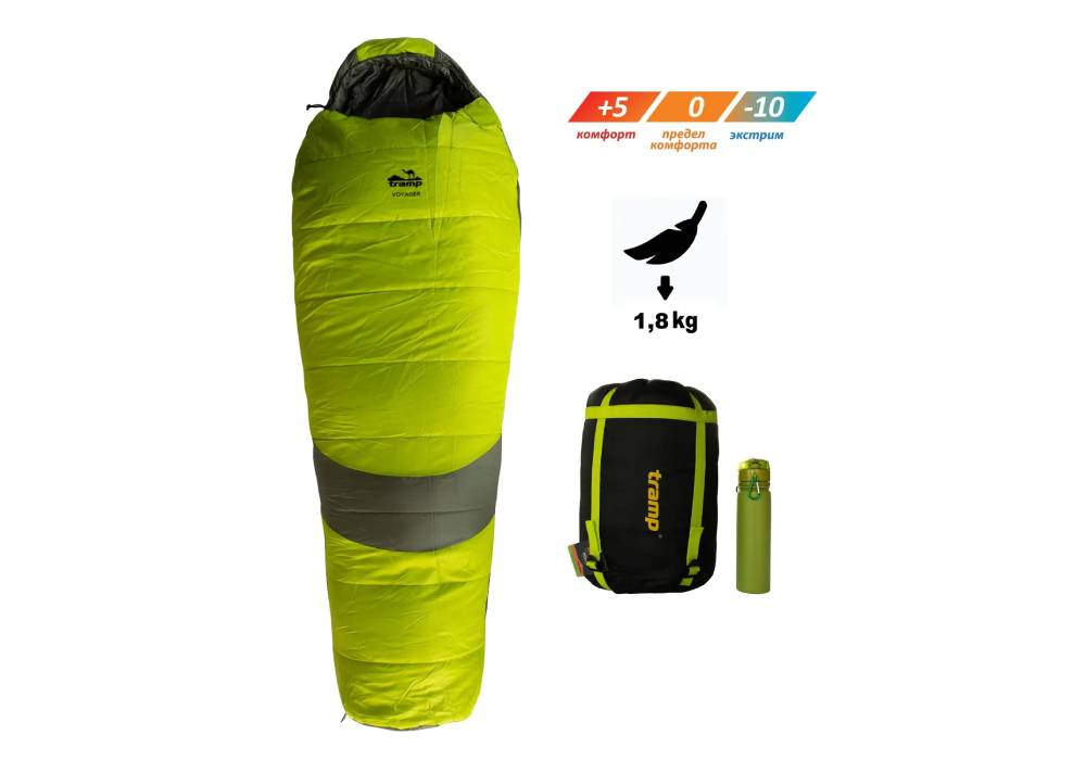  Купити Спальні мішки Спальний мішок "Voyager Regular 220/80-55 TRS-052R" Tramp