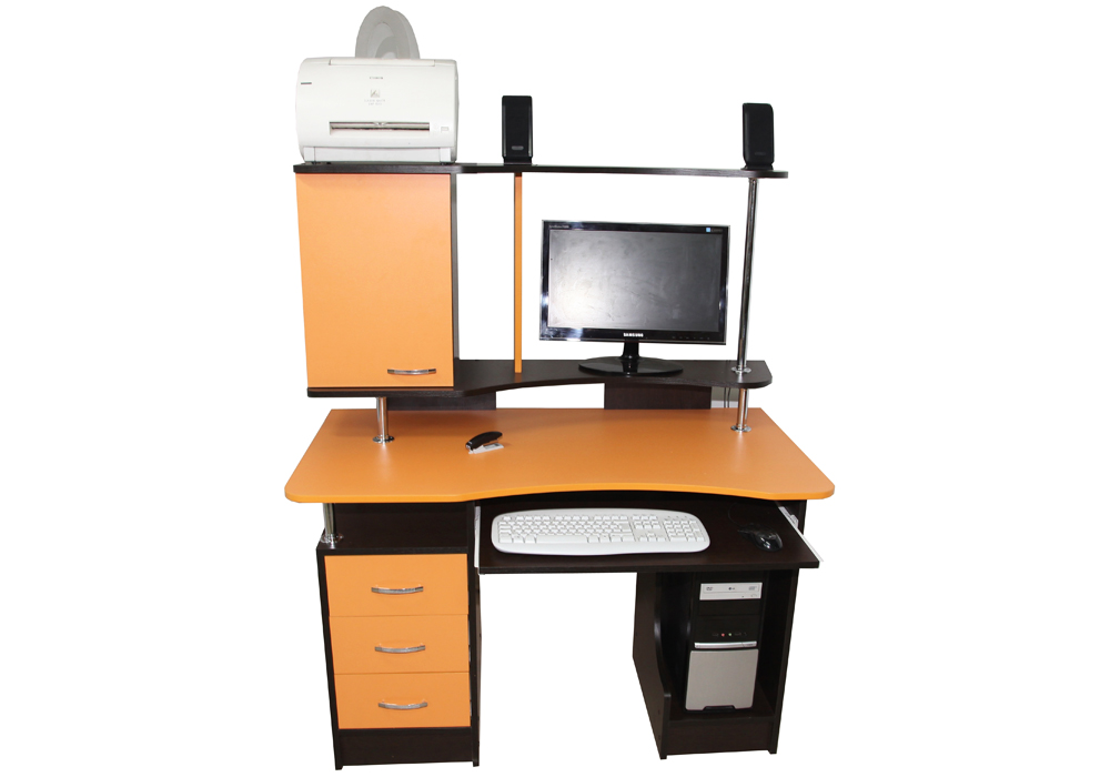 Компютерний стіл Тритон Ніка-Меблі, Ширина 120см, Глибина 65см
