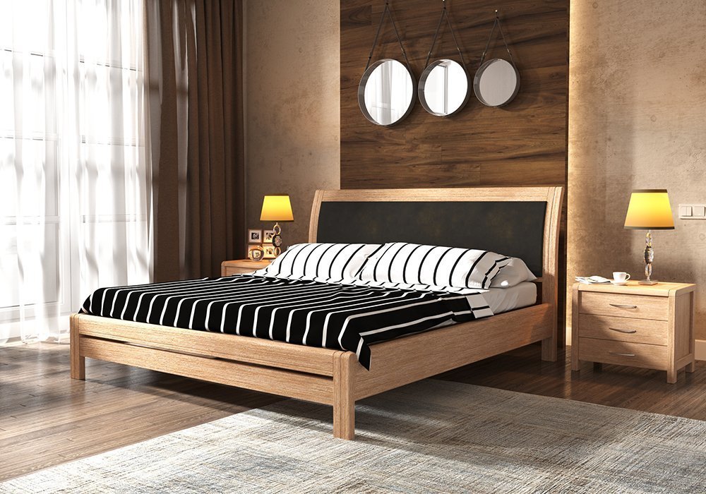  Купити Дерев'яні ліжка Ліжко "BERTIS" 90x200 MiroMark