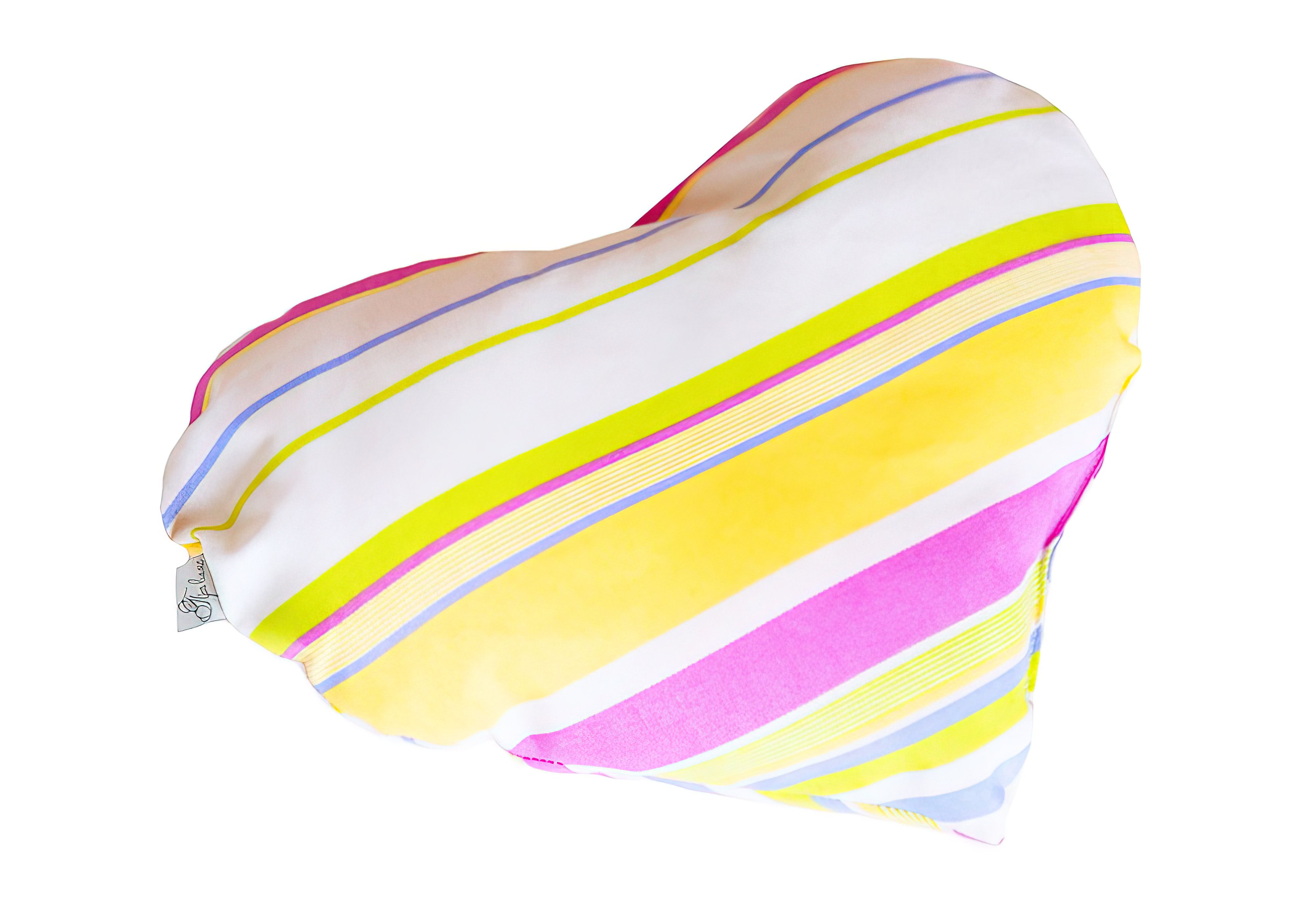Декоративная подушка "Stripe сердце" Прованс