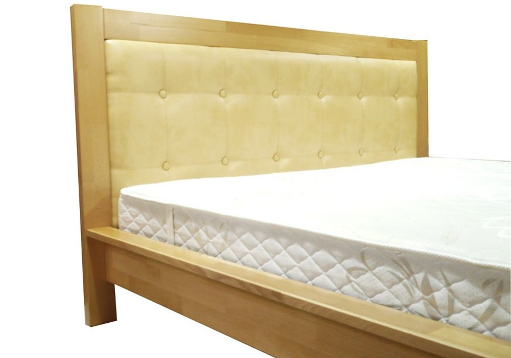  Купити Дерев'яні ліжка Ліжко двоспальне "Цезар 160х190" Міо Меблі