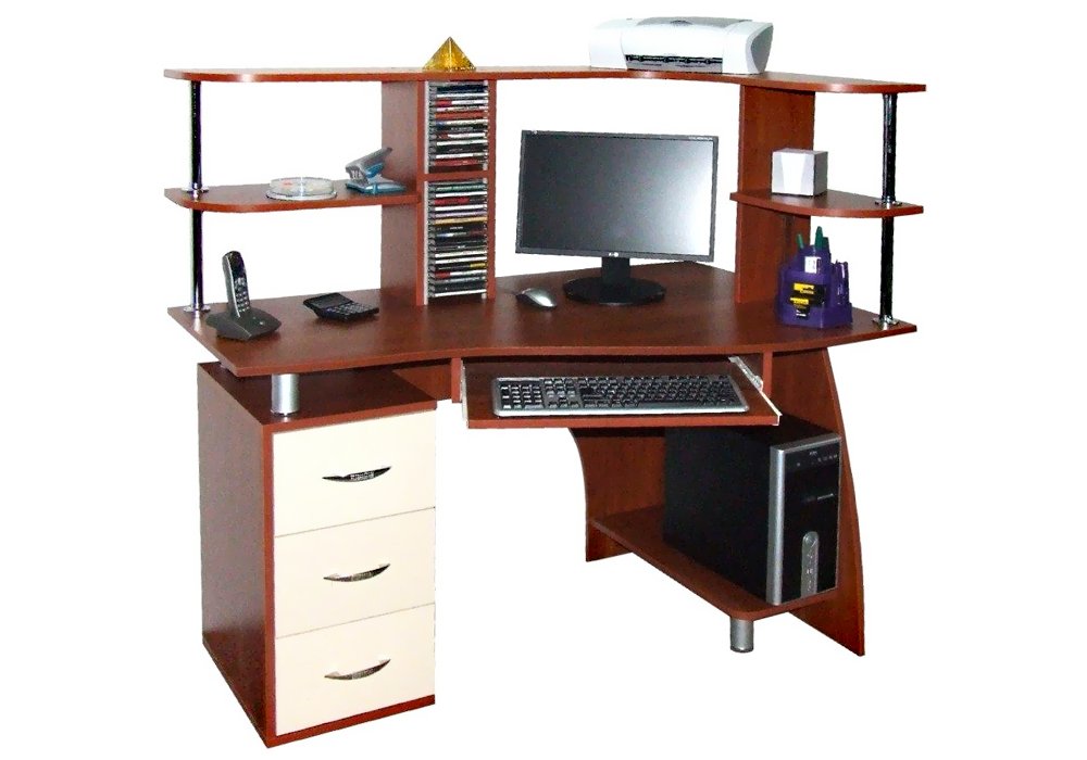  Купить Компьютерные столы Угловой компьютерный стол "Галатея" Ника-Мебель