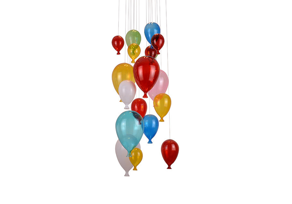 Люстра Balloon AZ2164 AZzardo , Висота 170См, Ширина 35См, Кількість джерел світла 4Шт.