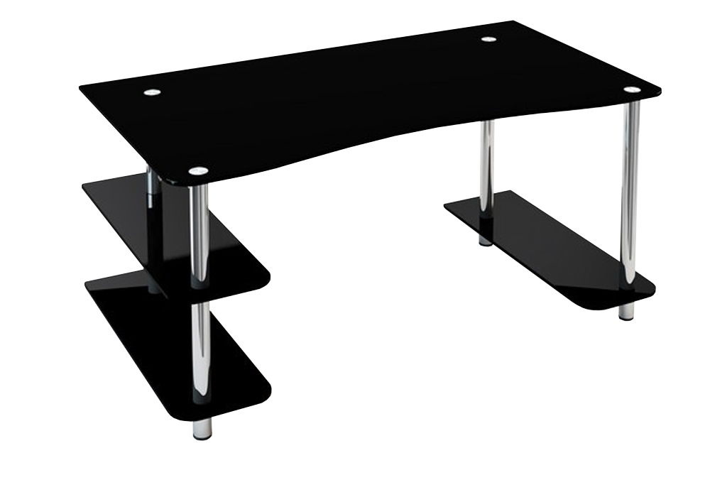  скляний офісний стіл с-1 Ескада , Глибина 90см, Висота 76см