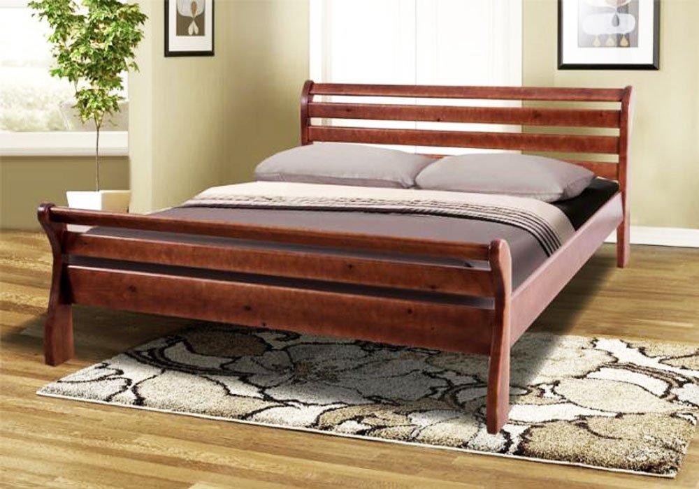  Купити Дерев'яні ліжка Ліжко "Ретро-2" 140х200 Ambassador