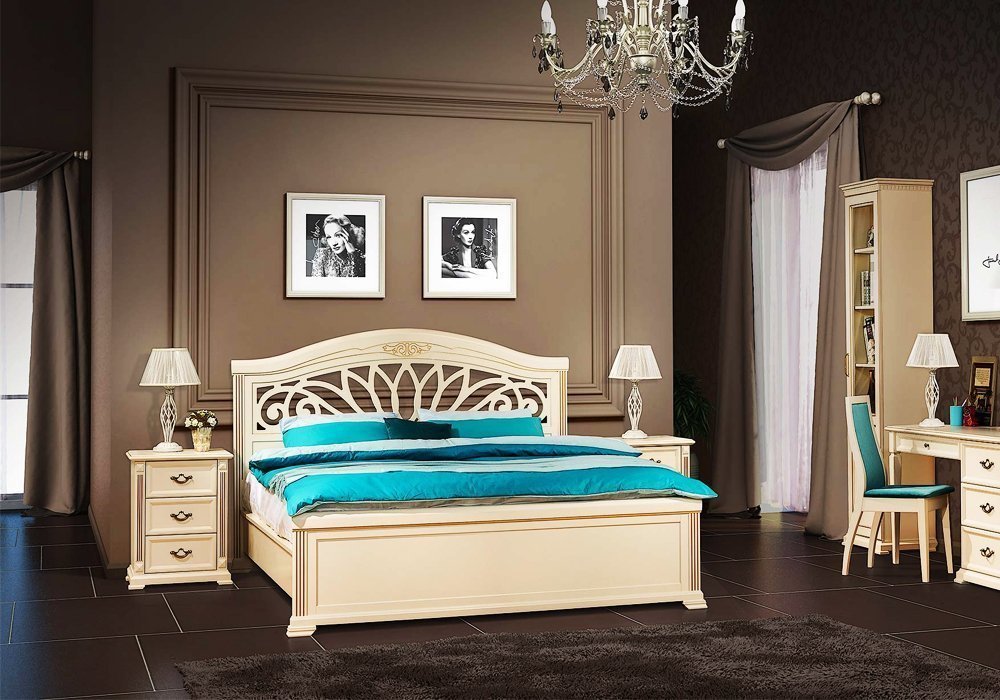  Купить Деревянные кровати Кровать "Камелия" Николь