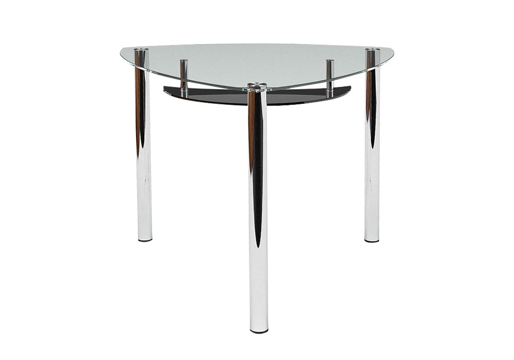  Недорого Кухонные столы Стол обеденный стеклянный "Луна 70" Диана