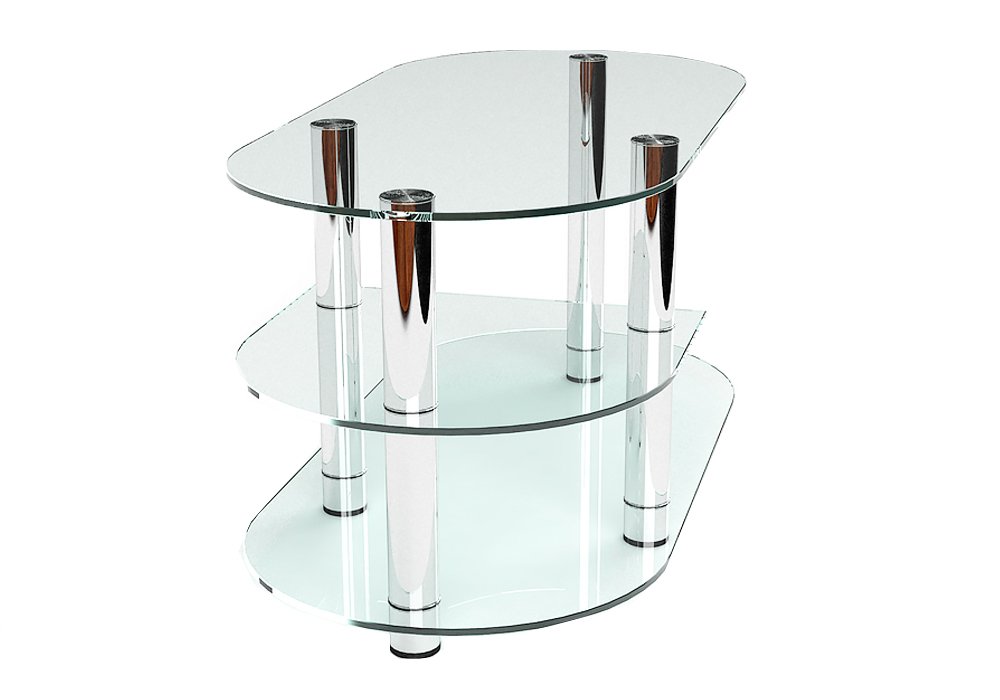  Купити Тумби під телевізор  Тумба ТВ скляна "Беста 135" Діана 