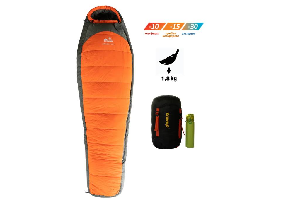 Недорого Спальні мішки Спальний мішок "Oimyakon Regular 225/80-55 TRS-048R" Tramp
