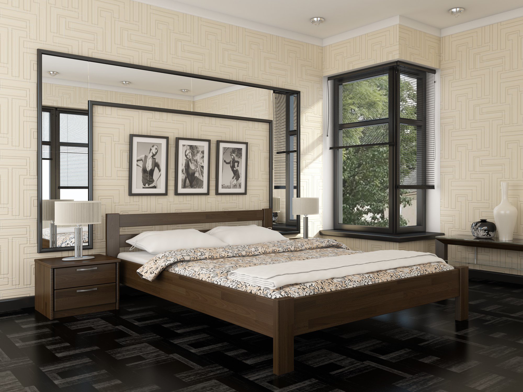  Купити Дерев'яні ліжка Ліжко "Рената 80x190" Естелла
