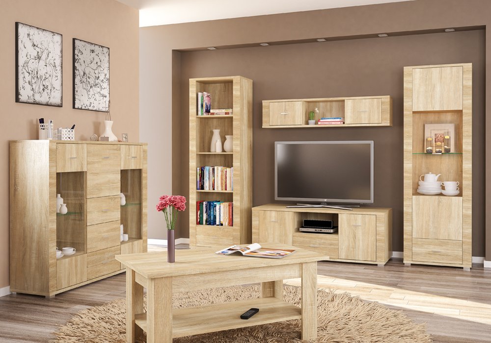 Купити Тумби під телевізор Тумба ТВ 2Д1Ш "Гресс" Меблі-Сервіс