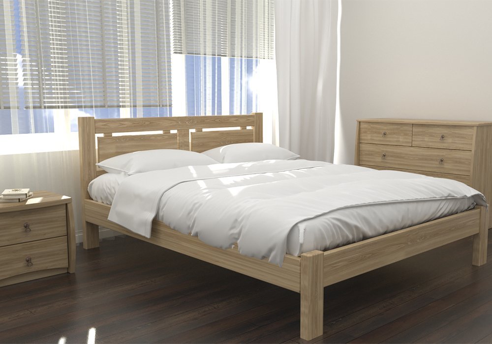  Купити Дерев'яні ліжка Ліжко "Пальміра" 140х200 Meblikoff