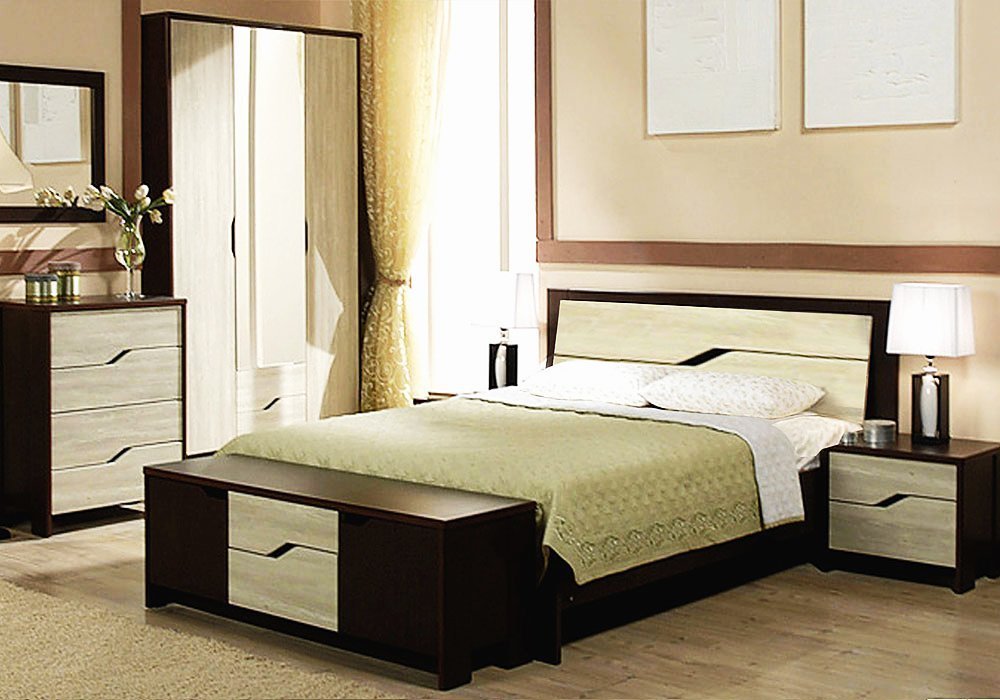  Купити Ліжка Ліжко двоспальне "Домініка" 140x200 Майстер-Форм
