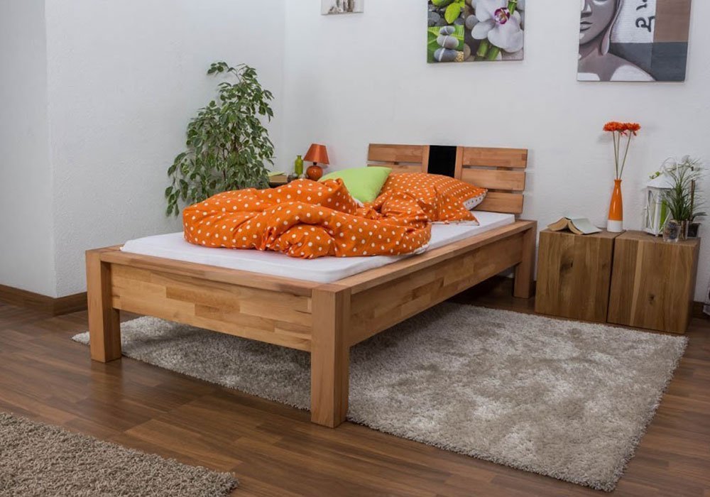  Купити Дерев'яні ліжка Ліжко "b100" 90x200 Mobler