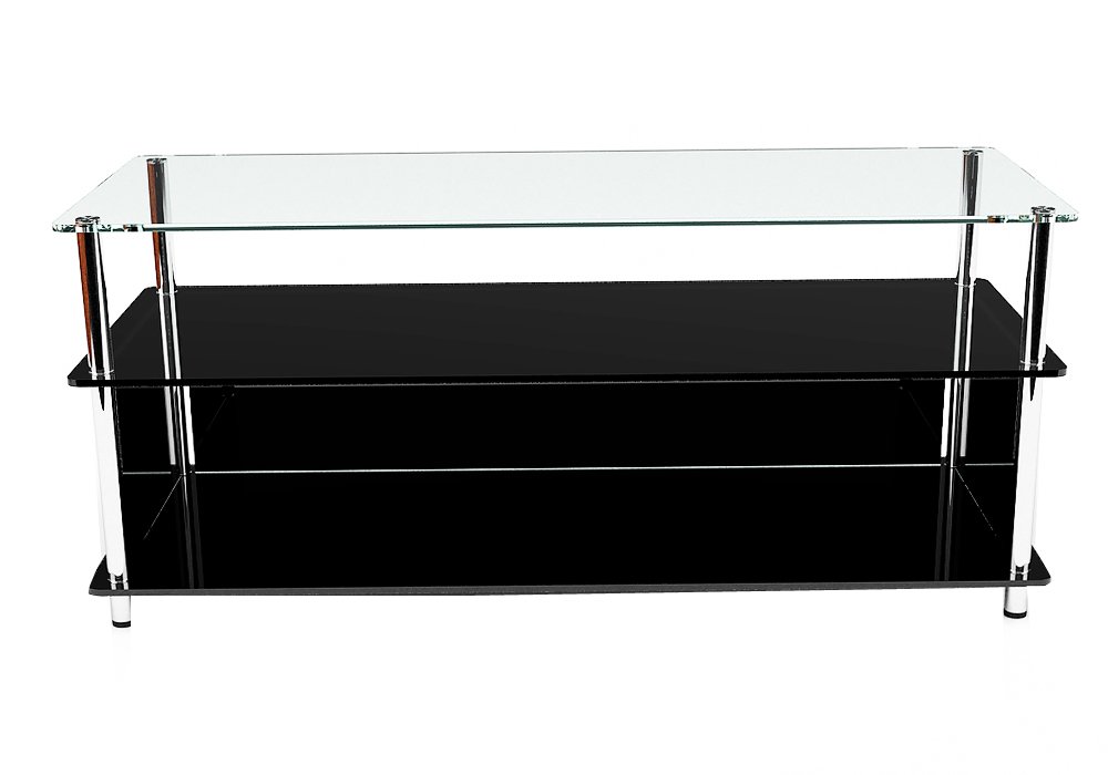 Недорого Тумби під телевізор Тумба ТВ скляна "Комо 130" Діана