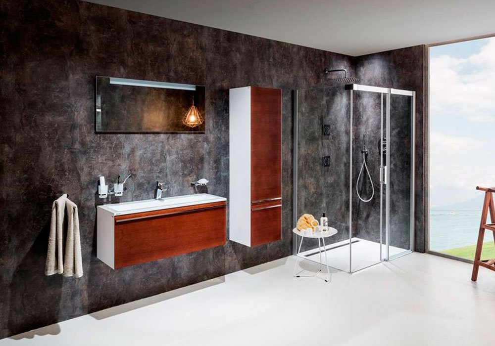  Недорого Мебель для ванной комнаты Пенал для ванной "SB-400 Clear" Ravak