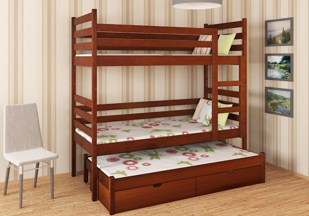  Купить Детские кровати Двухъярусная кровать "Шрек трио" Дримка