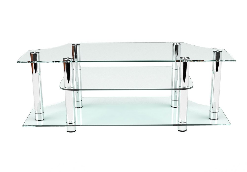 Купити Тумби під телевізор Тумба ТВ скляна "Альтра 120" Діана