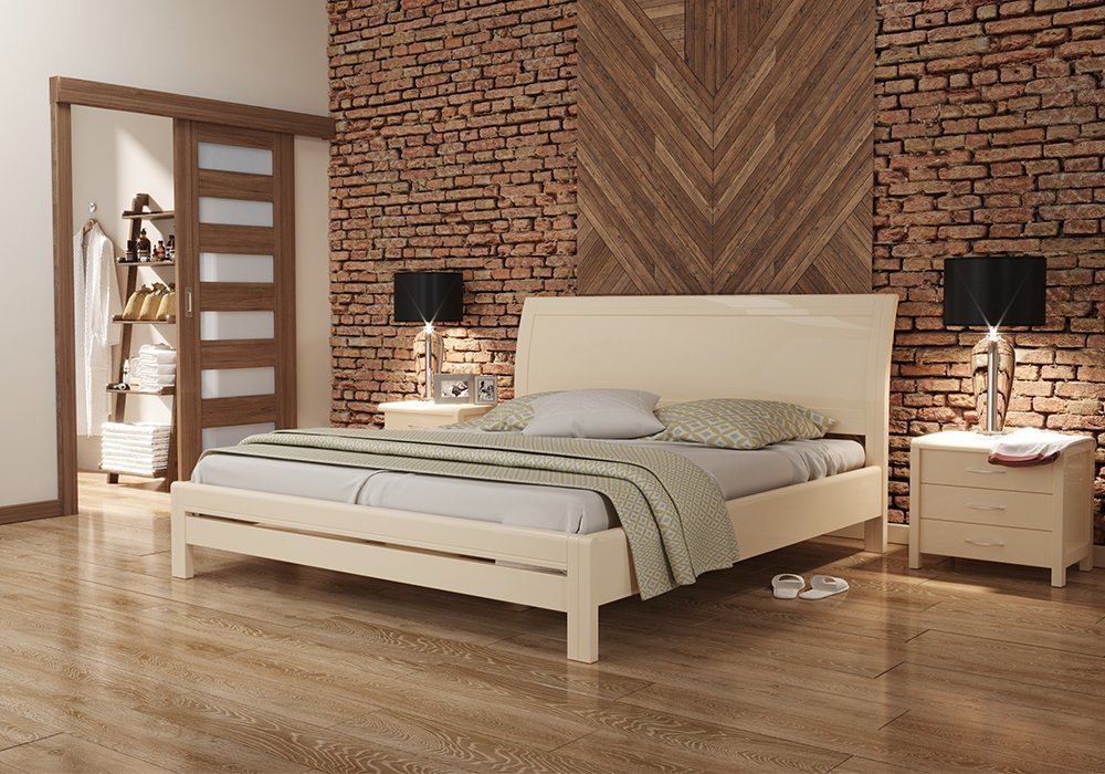  Купити Дерев'яні ліжка Ліжко "HELLA" 90x200 MiroMark