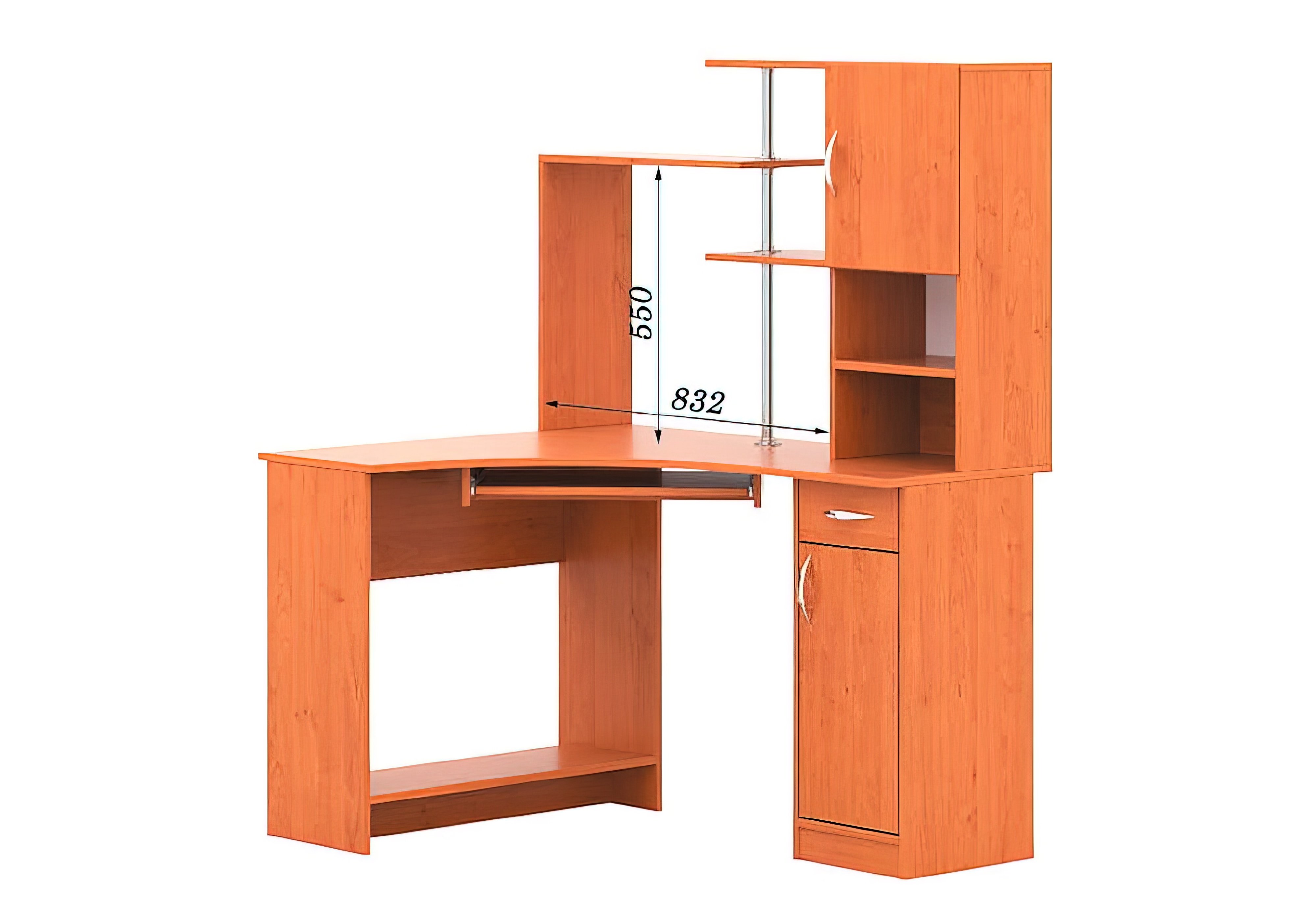  Купить Столы Угловой компьютерный стол СКУ-01 + Н-17 Милано