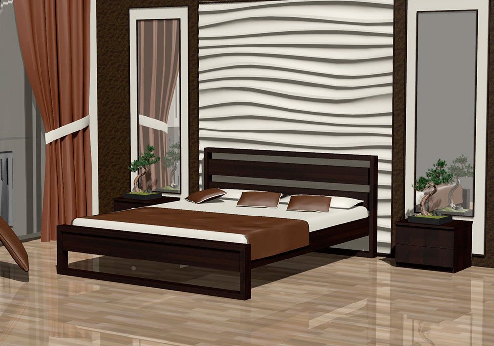  Купити Дерев'яні ліжка Ліжко "Скандинавія" 120х190 Міо Меблі