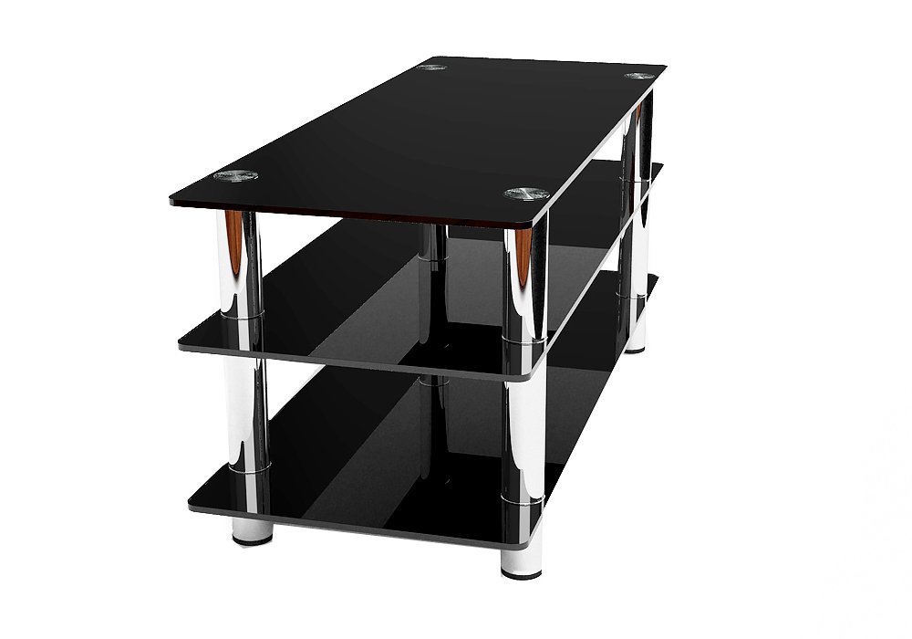 Недорого Тумби під телевізор Тумба ТВ скляна "Аша 130" Діана