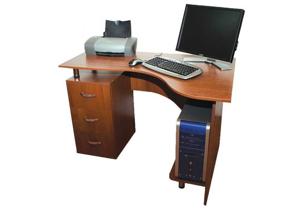  Недорого Комп'ютерні столи Кутовий комп'ютерний стіл "Ніка-7" Ніка-Меблі
