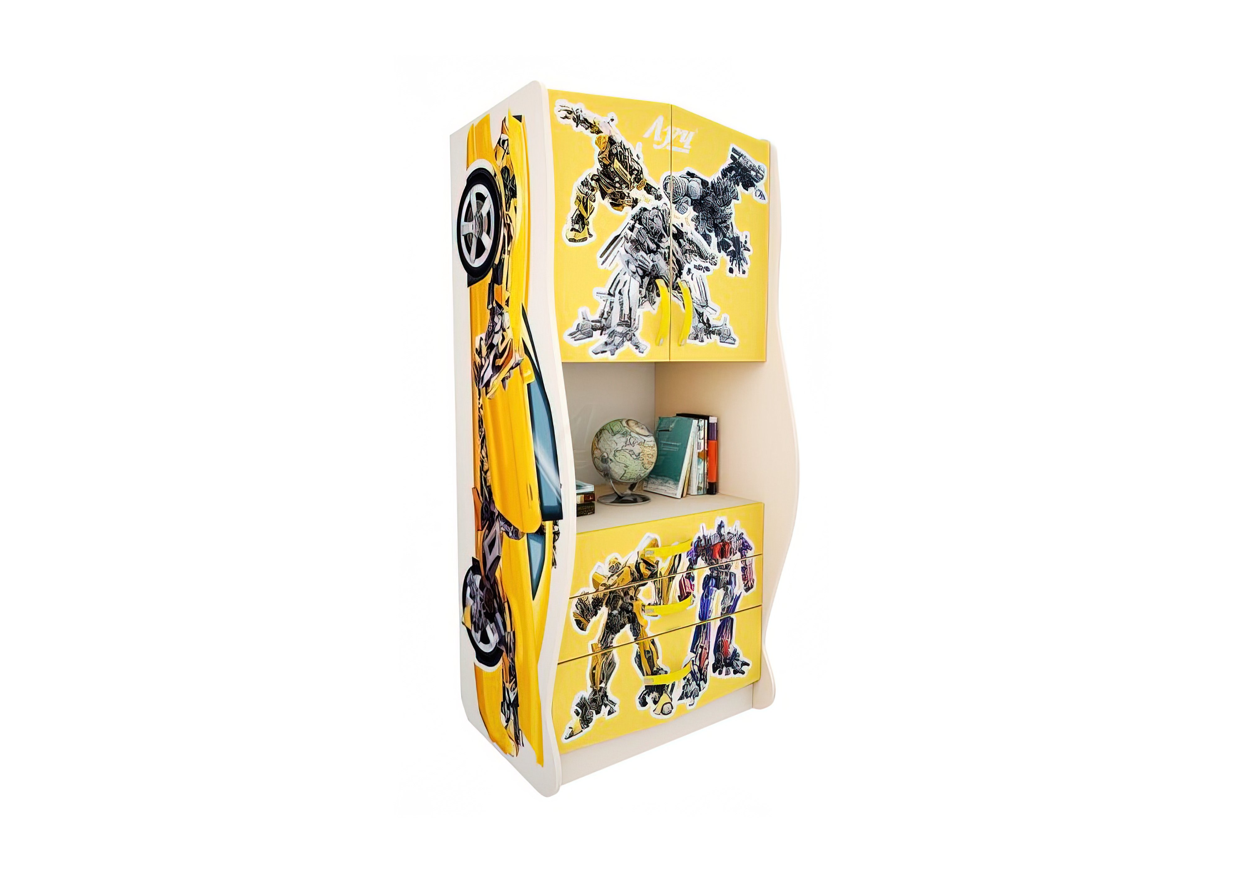 Детский шкаф для игрушек "Трансформеры" Деншис