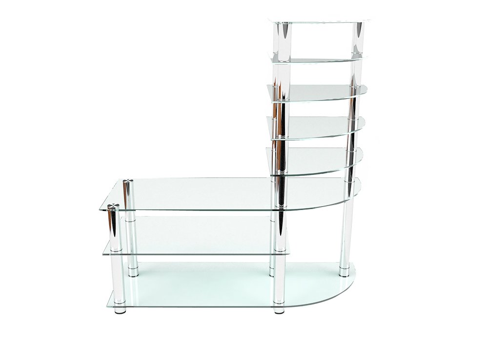 Недорого Тумби під телевізор Тумба ТВ скляна "Авион 140" Діана