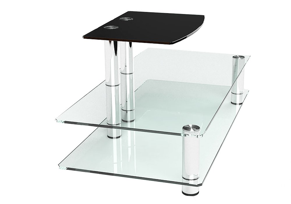  Недорого Тумби під телевізор  Тумба ТВ скляна "Президент 90" Діана 